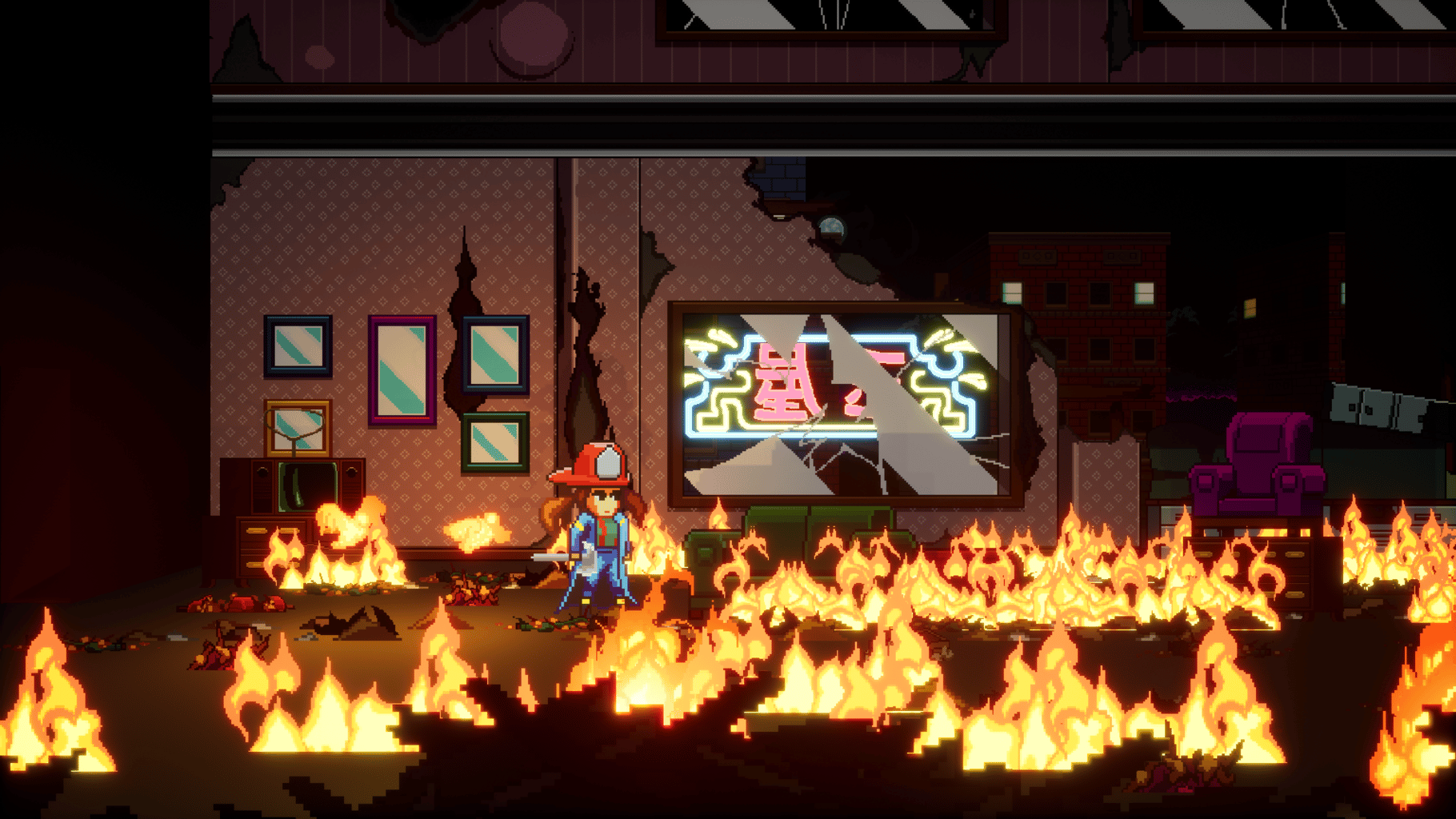 Firegirl: Hack 'n Splash Rescue screenshot