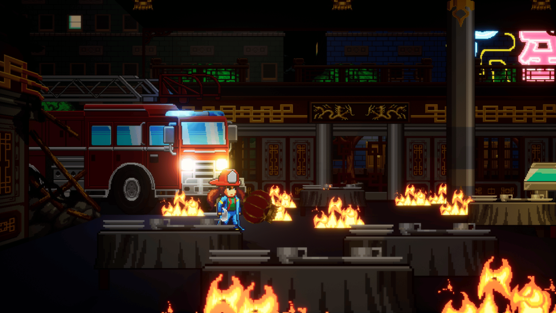 Firegirl: Hack 'n Splash Rescue screenshot