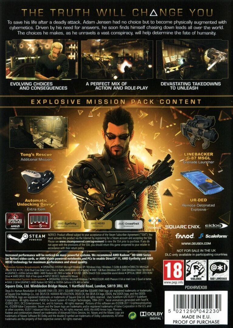 Captura de pantalla - Deus Ex: Human Revolution - Limited Edition