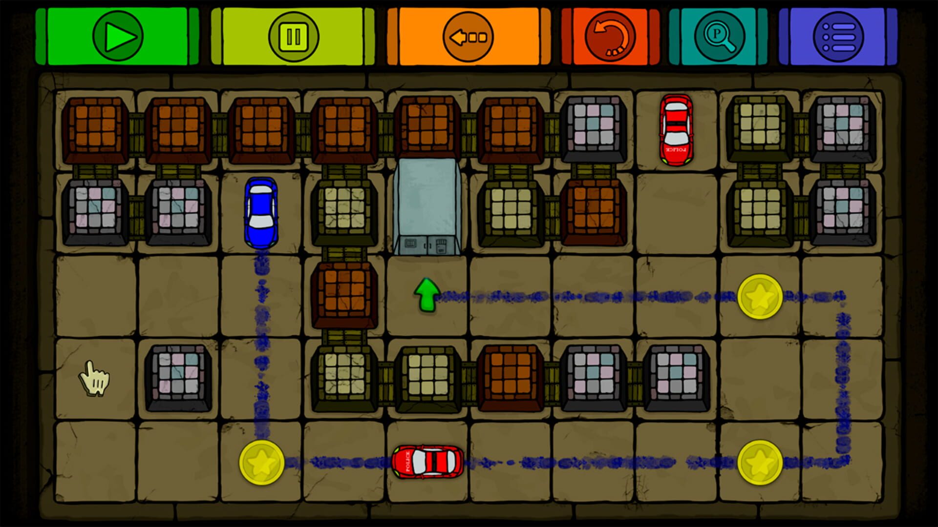 Make Route: Escape the police - Screenshot