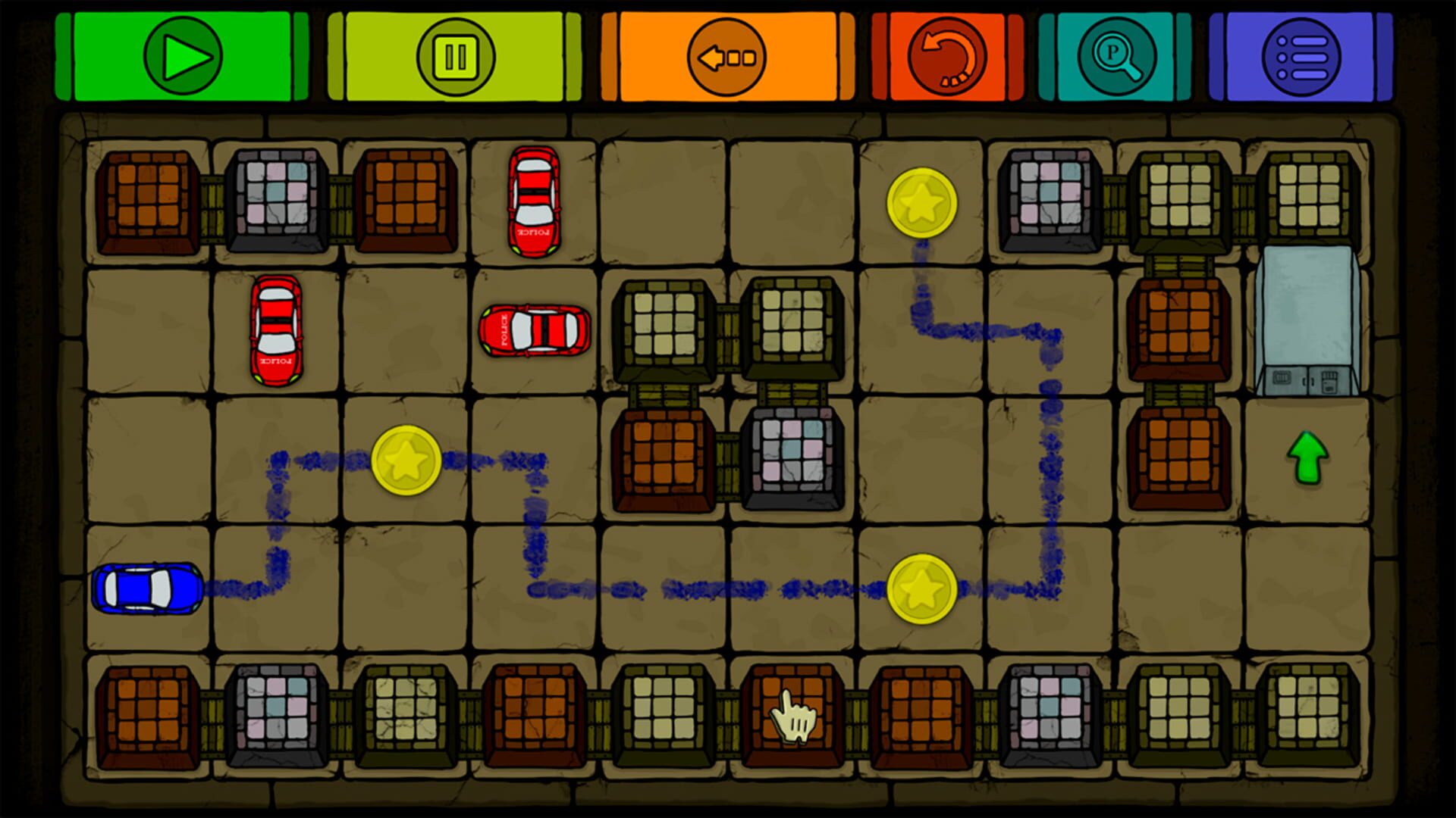 Make Route: Escape the police - Screenshot