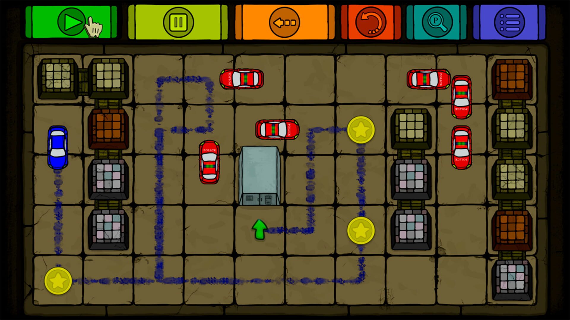 Make Route: Escape the police - Screenshot