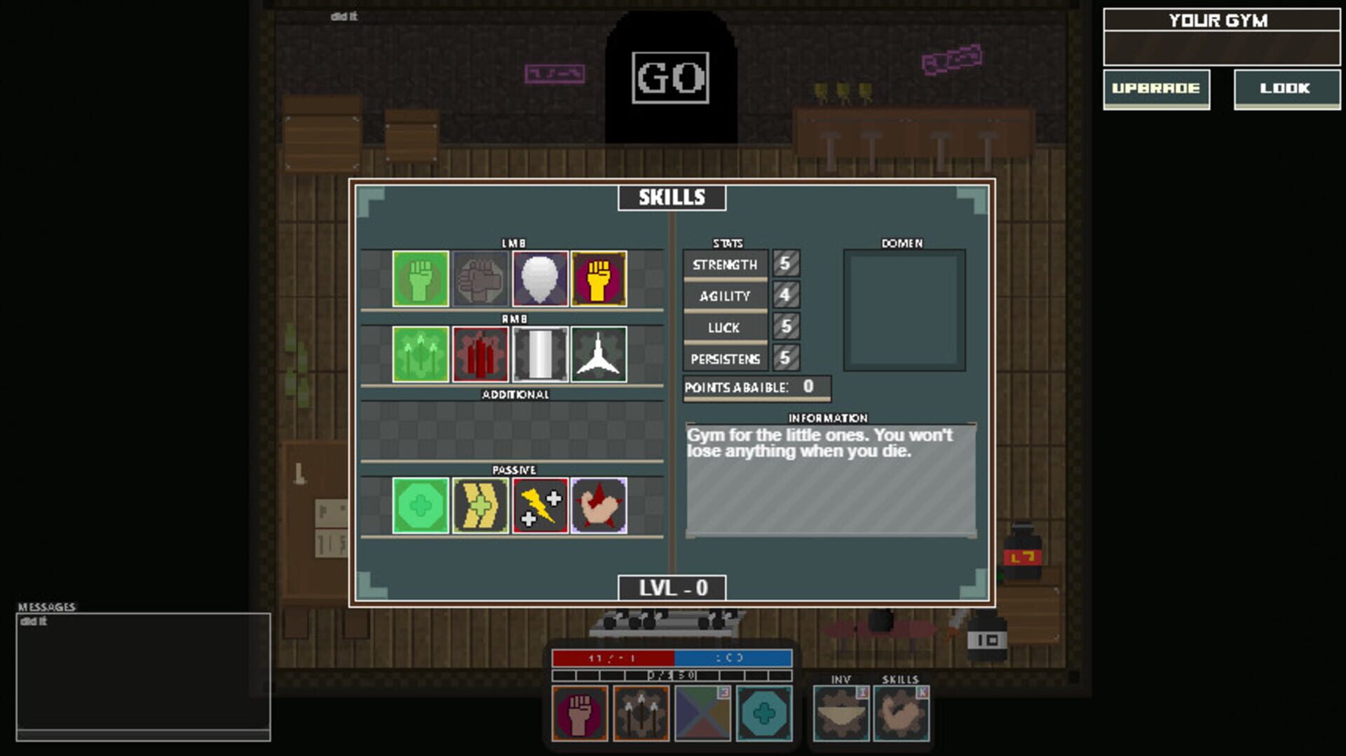 Deep Dungeon: Gym - Screenshot