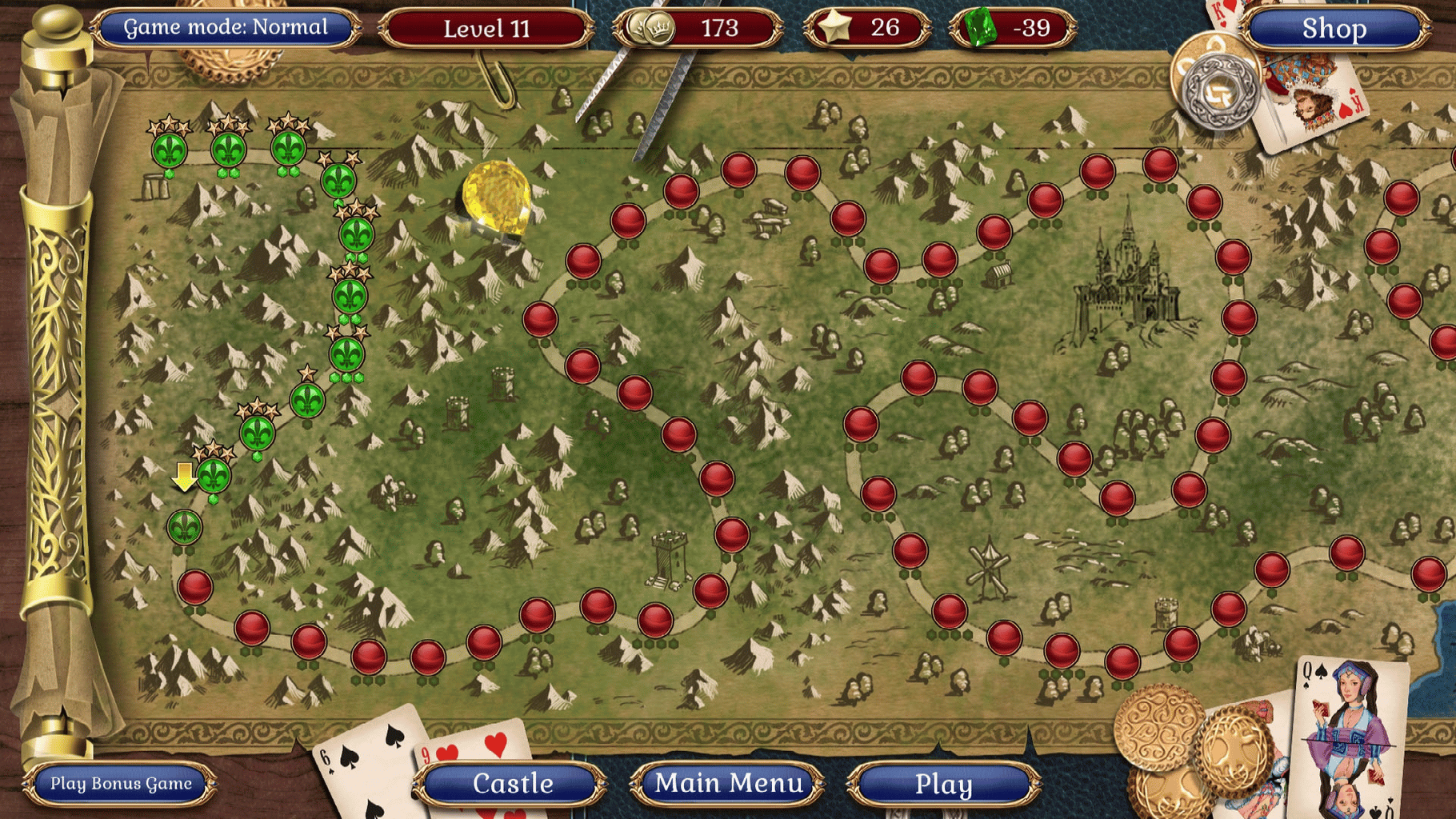 Jewel Match Solitaire 2 Collector's Edition screenshot