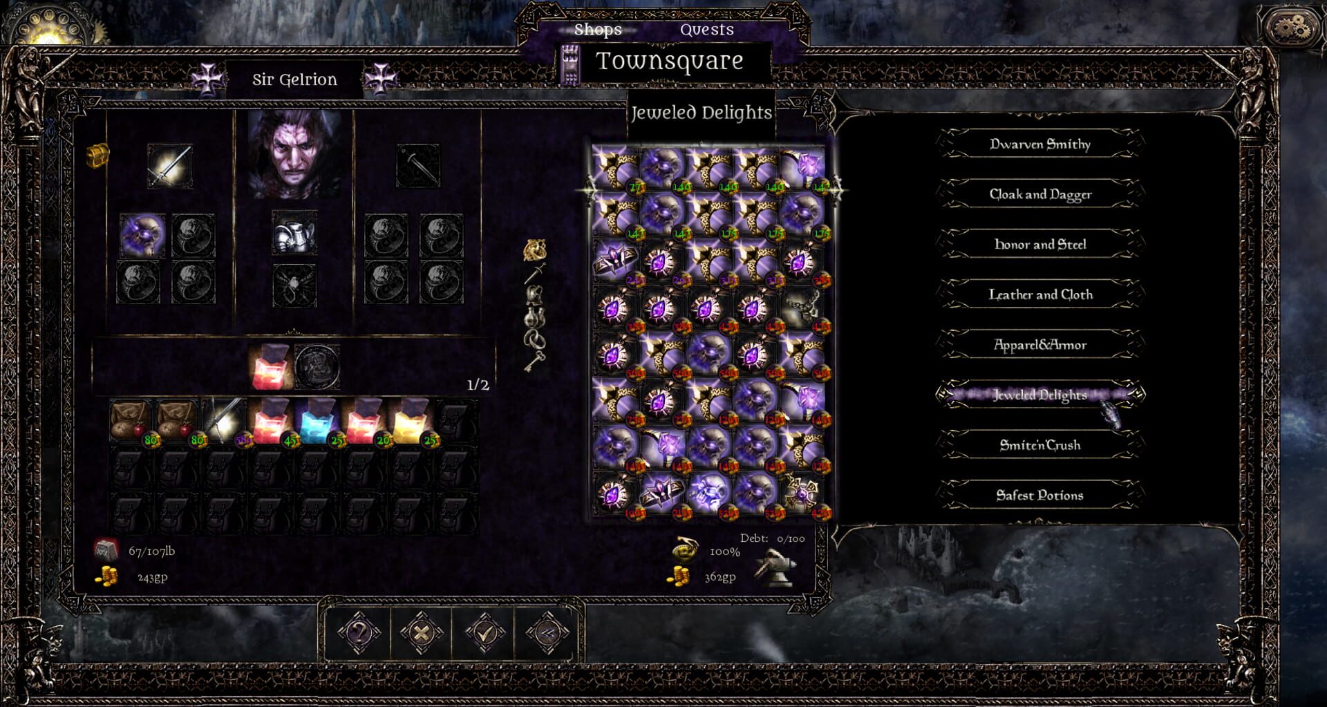 Eidolons: Nethergate - Screenshot