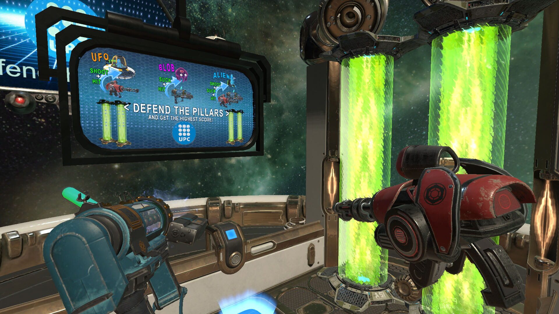 Aliens Attack VR - Screenshot