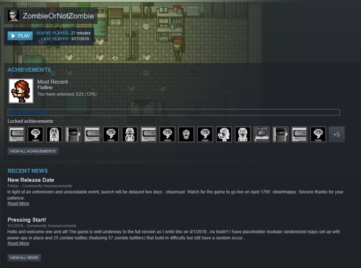 ZombieOrNotZombie - Screenshot