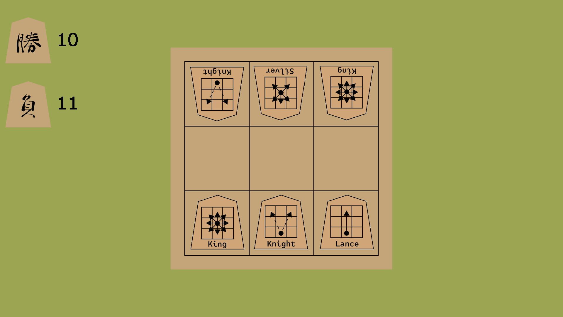 3x3 mini-Shogi - Screenshot