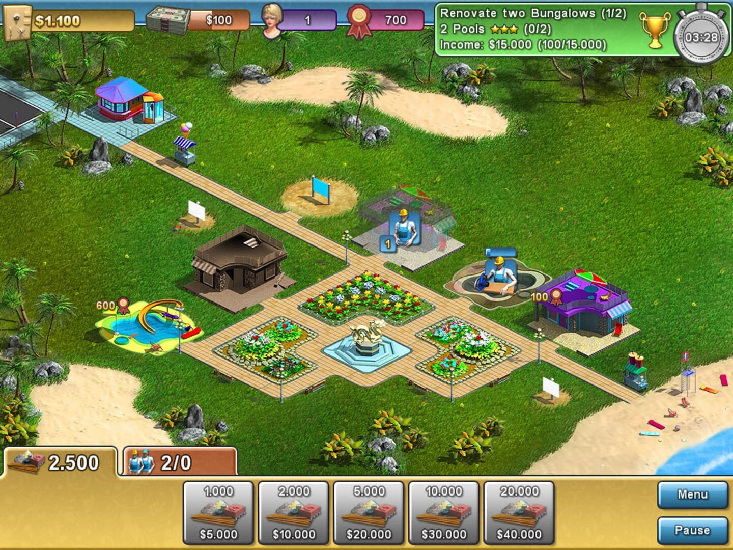 Summer Resort Mogul - Screenshot