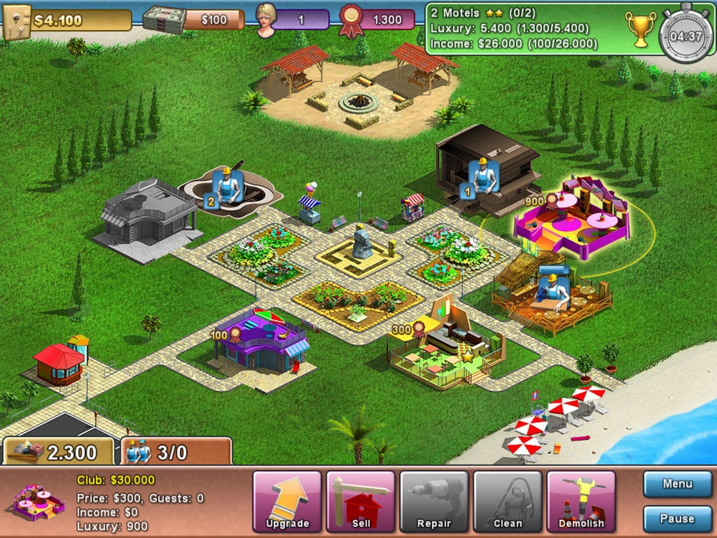 Summer Resort Mogul - Screenshot