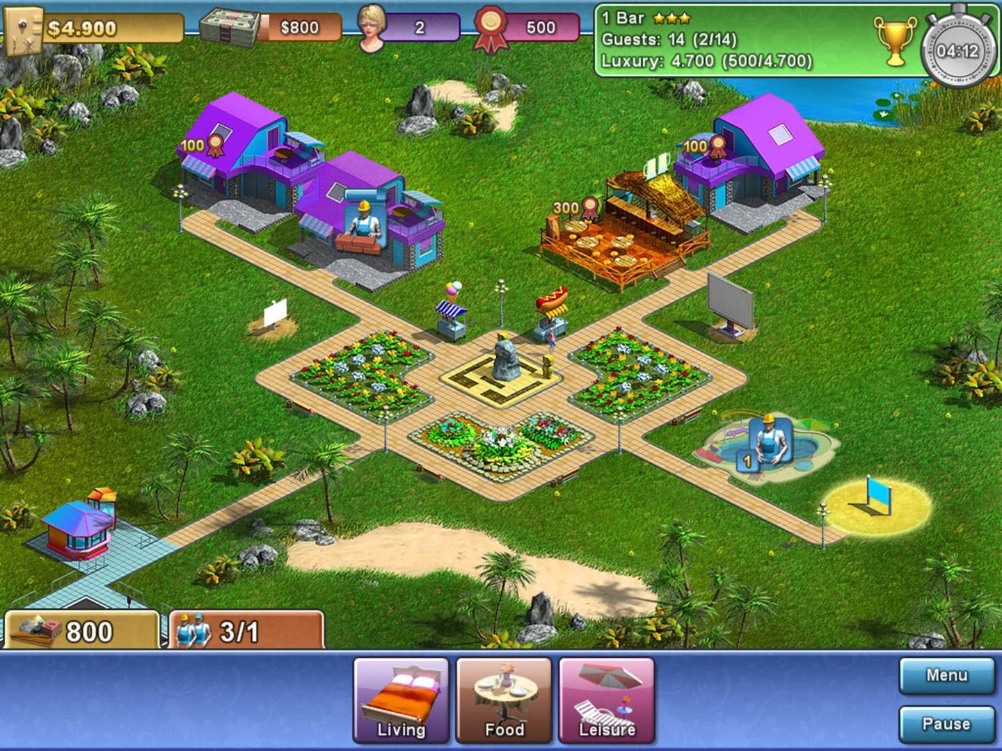 Summer Resort Mogul - Screenshot