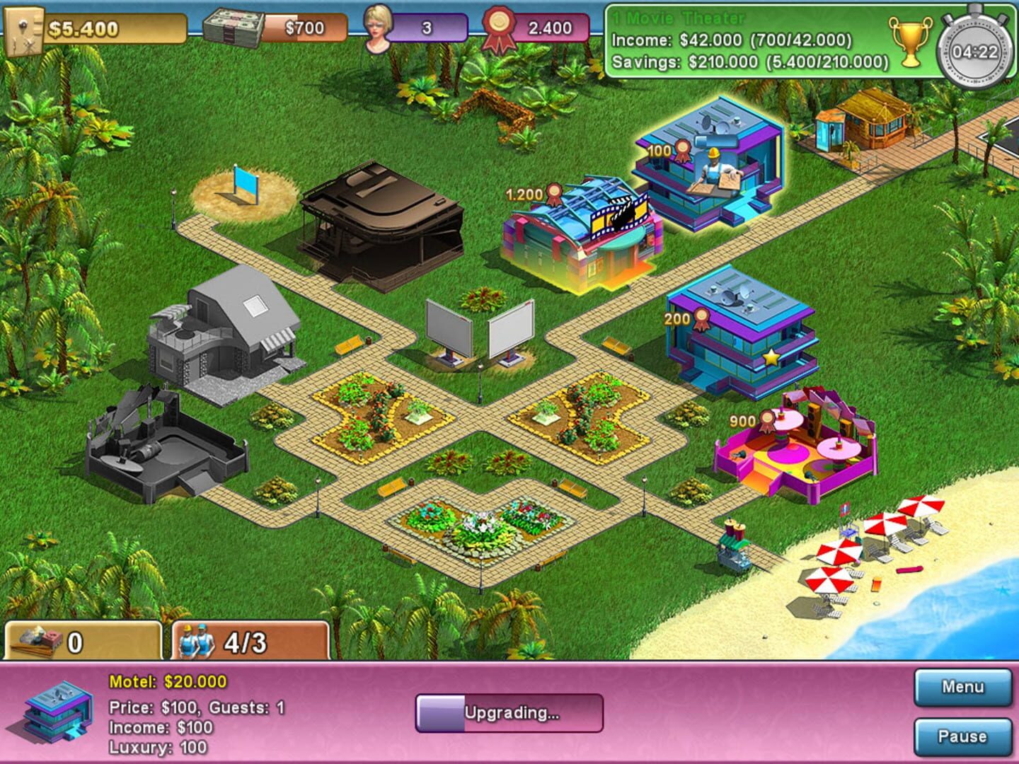Summer Resort Mogul - Screenshot