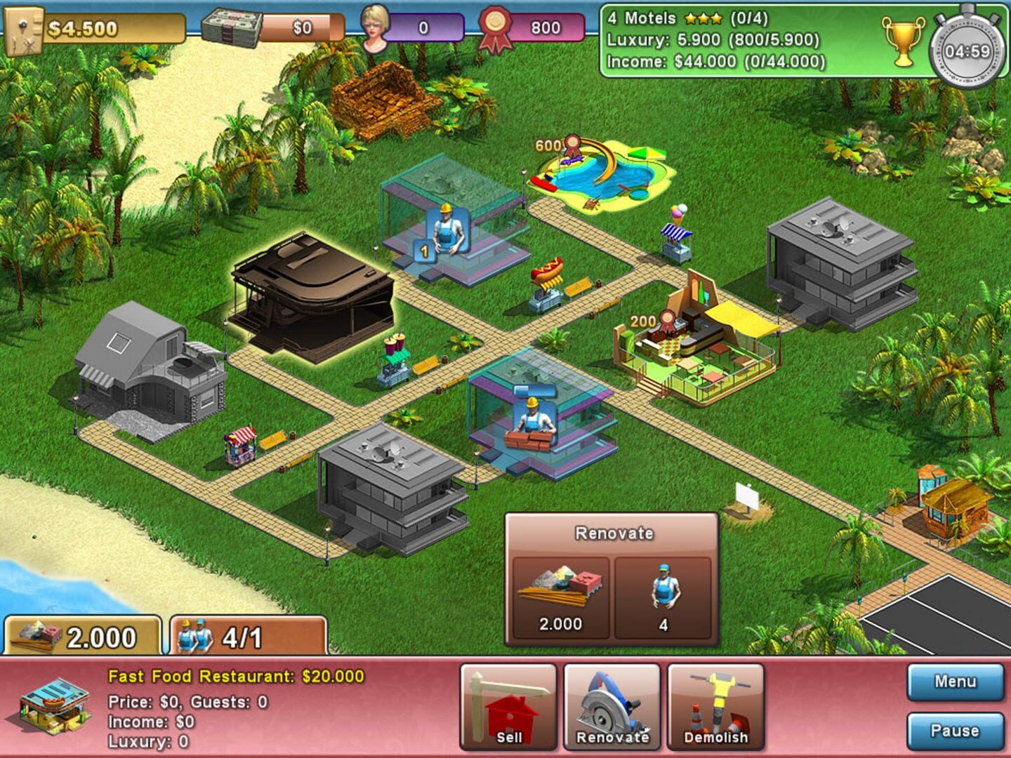 Summer Resort Mogul - Screenshot