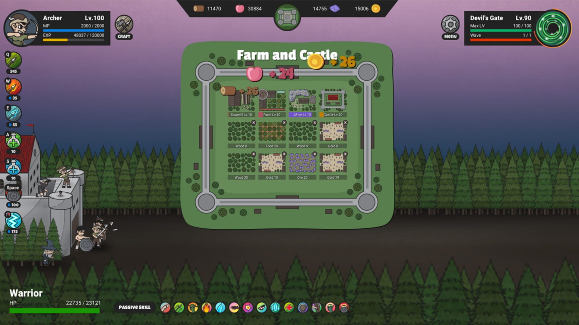 The Defender: Farm and Castle - Screenshot