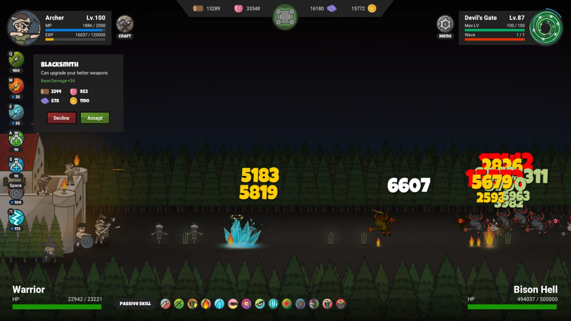 The Defender: Farm and Castle - Screenshot