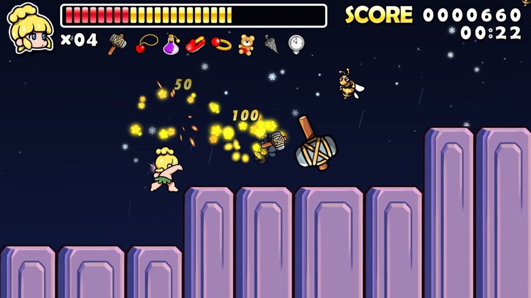 Wonder Boy Returns Remix screenshot