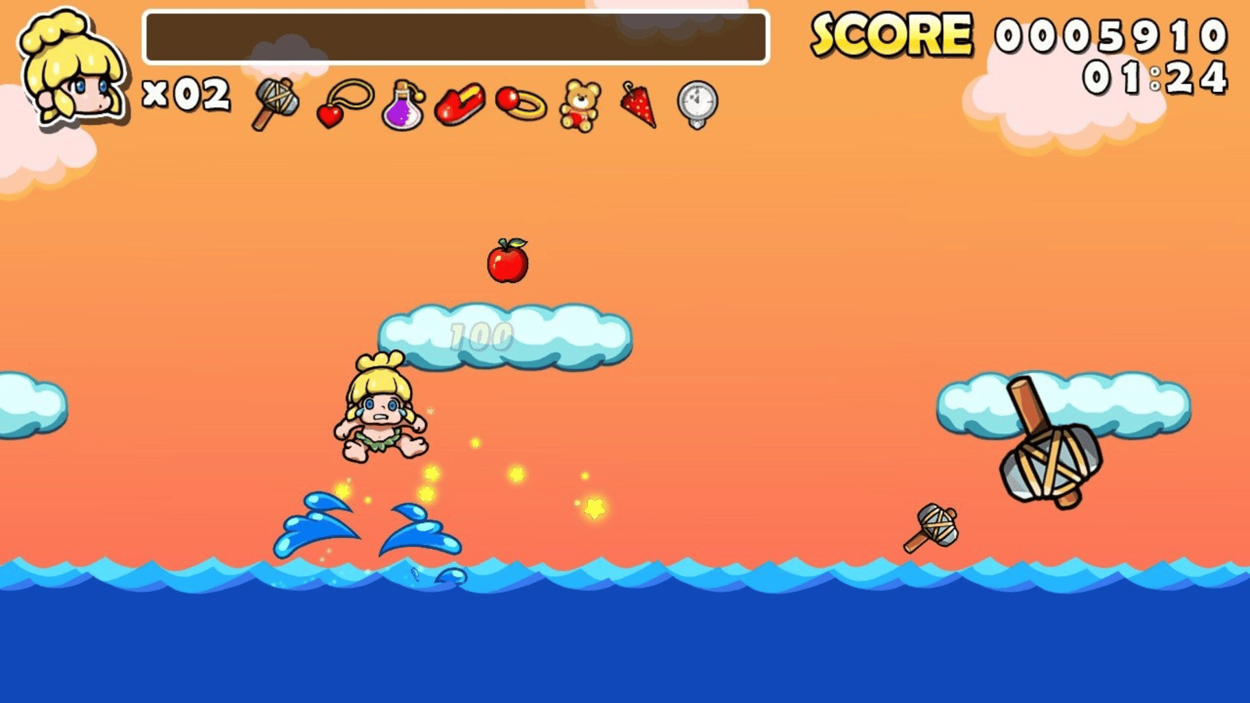 Wonder Boy Returns Remix screenshot