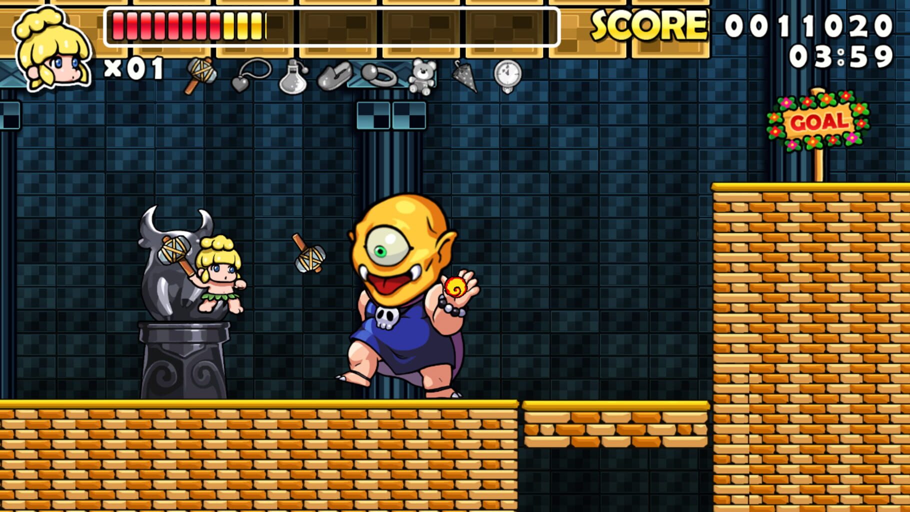 Wonder Boy Returns Remix screenshot