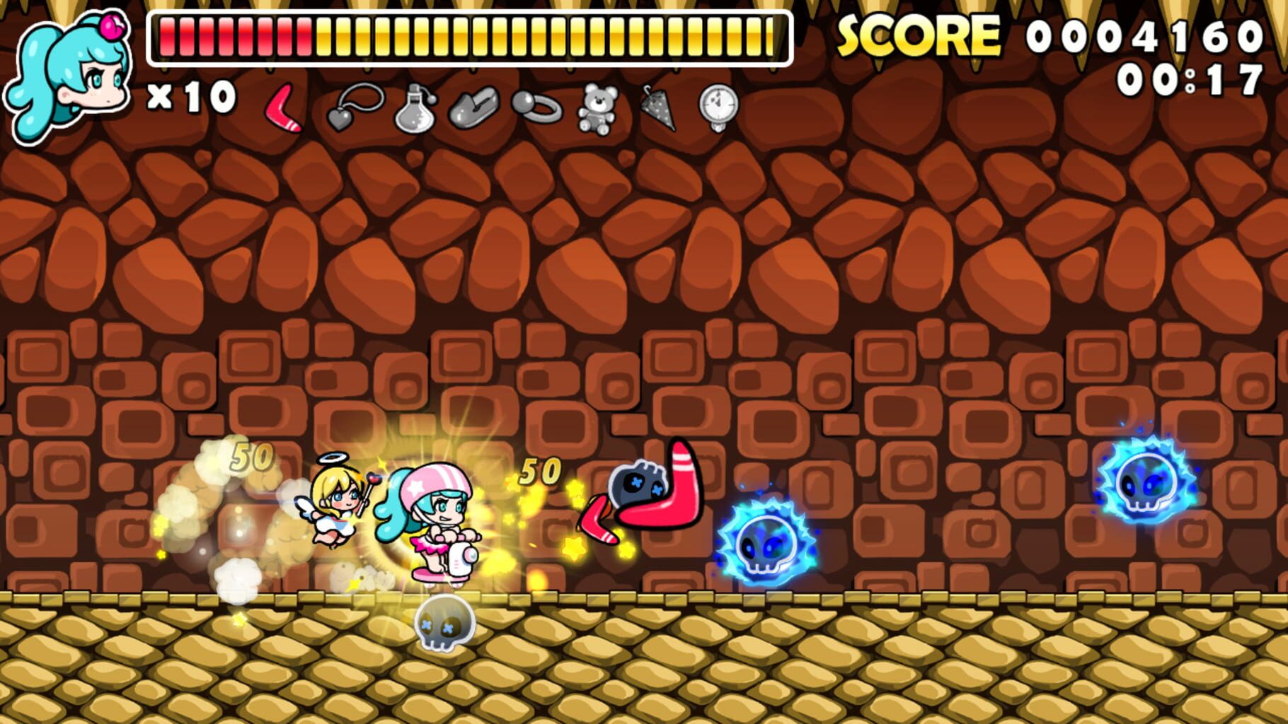 Wonder Boy Returns Remix screenshot