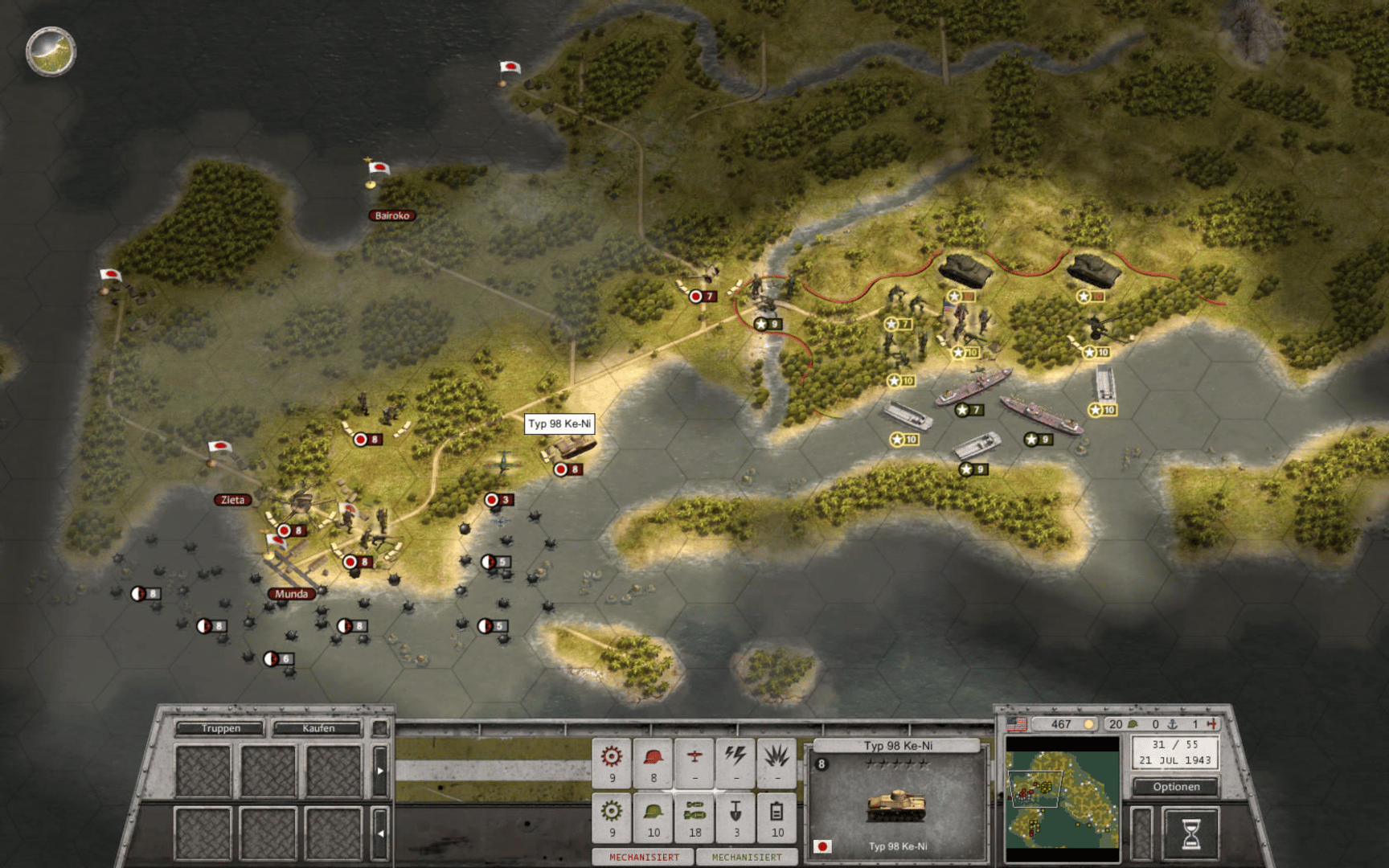 Order of Battle: Pacific screenshot