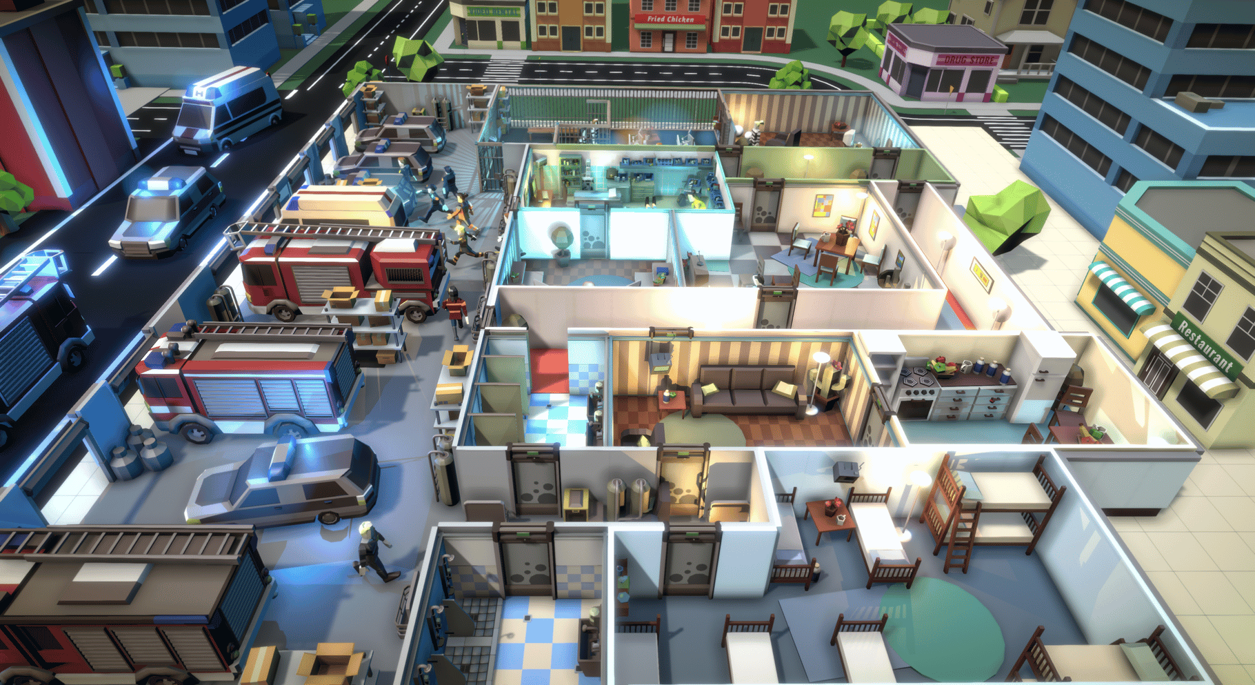 Rescue HQ: The Tycoon screenshot