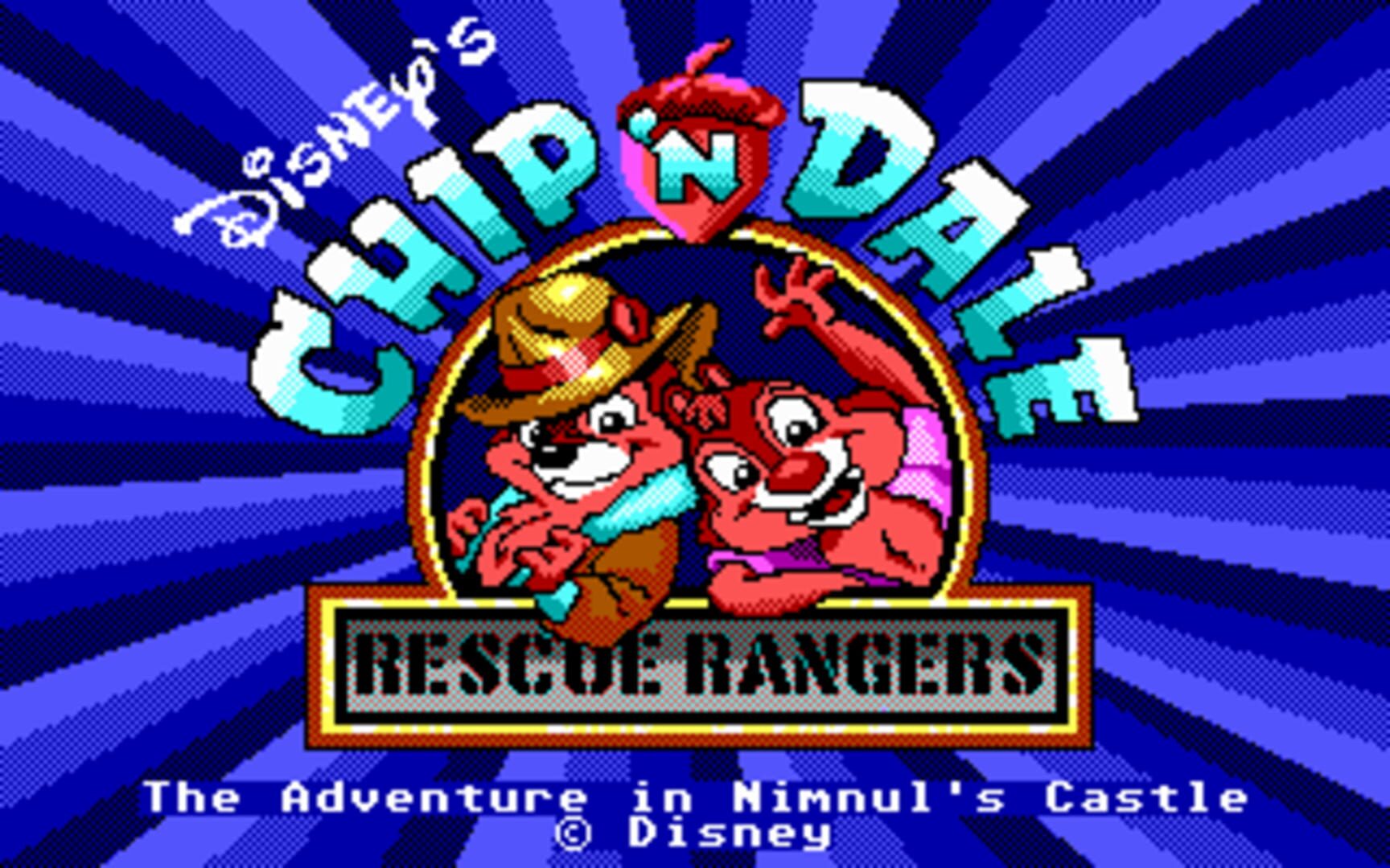 Captura de pantalla - Disney's Chip 'n Dale Rescue Rangers: The Adventure in Nimnul's Castle