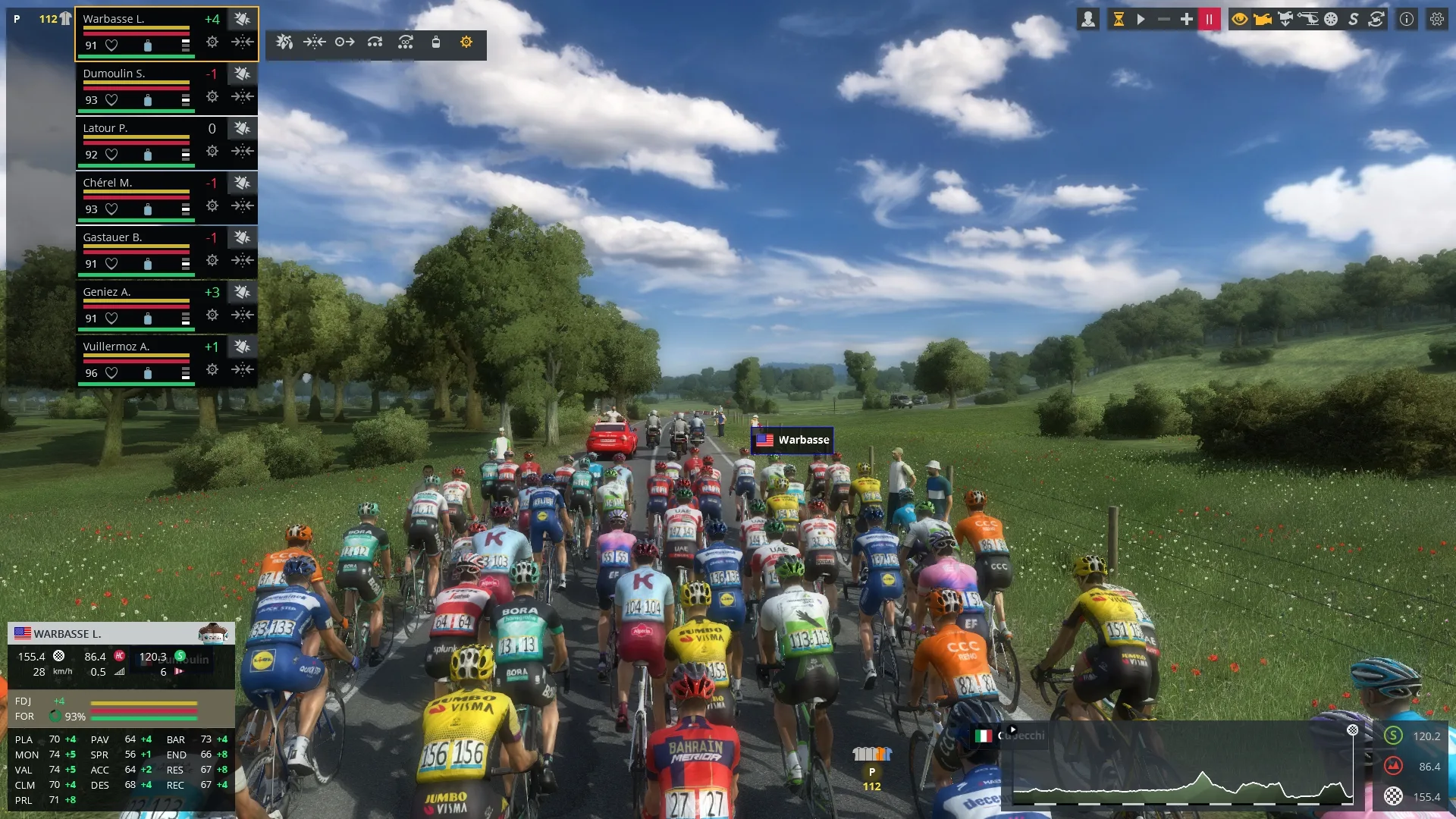 Captura de pantalla - Pro Cycling Manager 2019