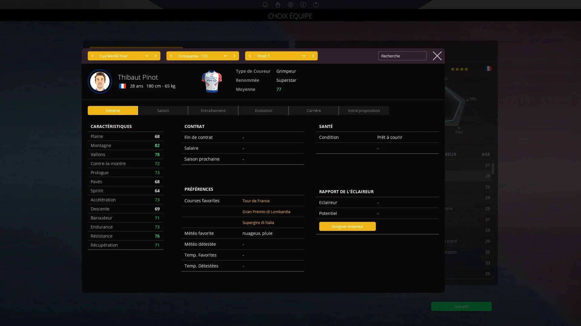 Captura de pantalla - Pro Cycling Manager 2019