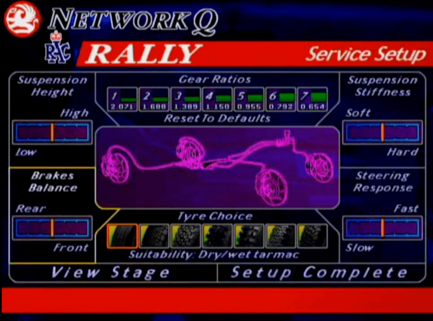 Network Q RAC Rally Championship screenshot