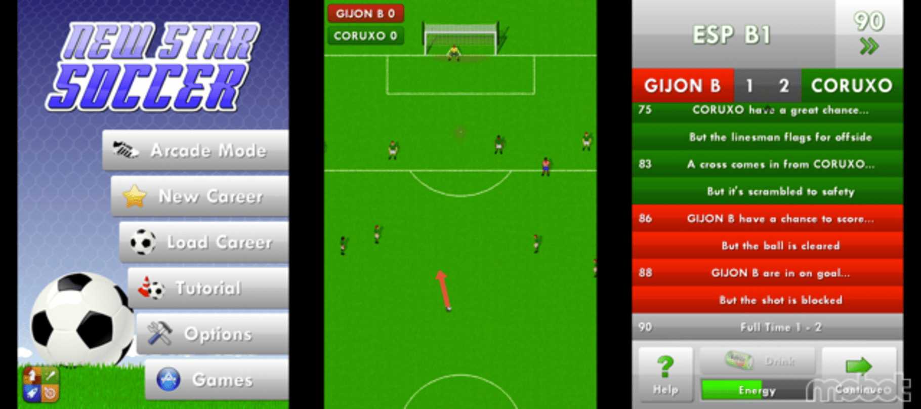 New Star Soccer screenshot