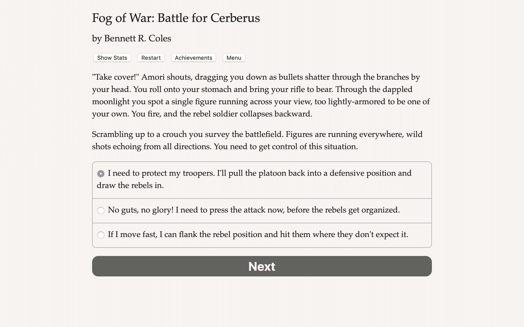 Fog of War: The Battle for Cerberus screenshot