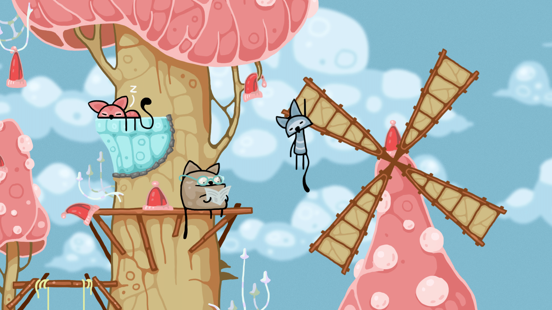 Mushroom Cats screenshot