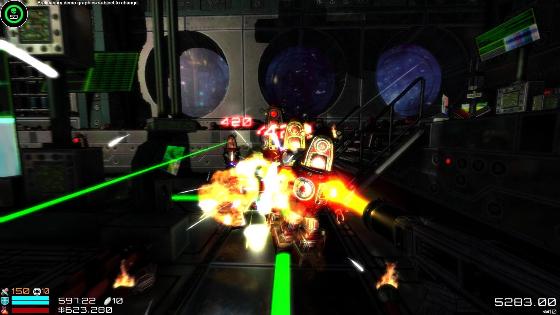 Attack of the Retro Bots - Screenshot