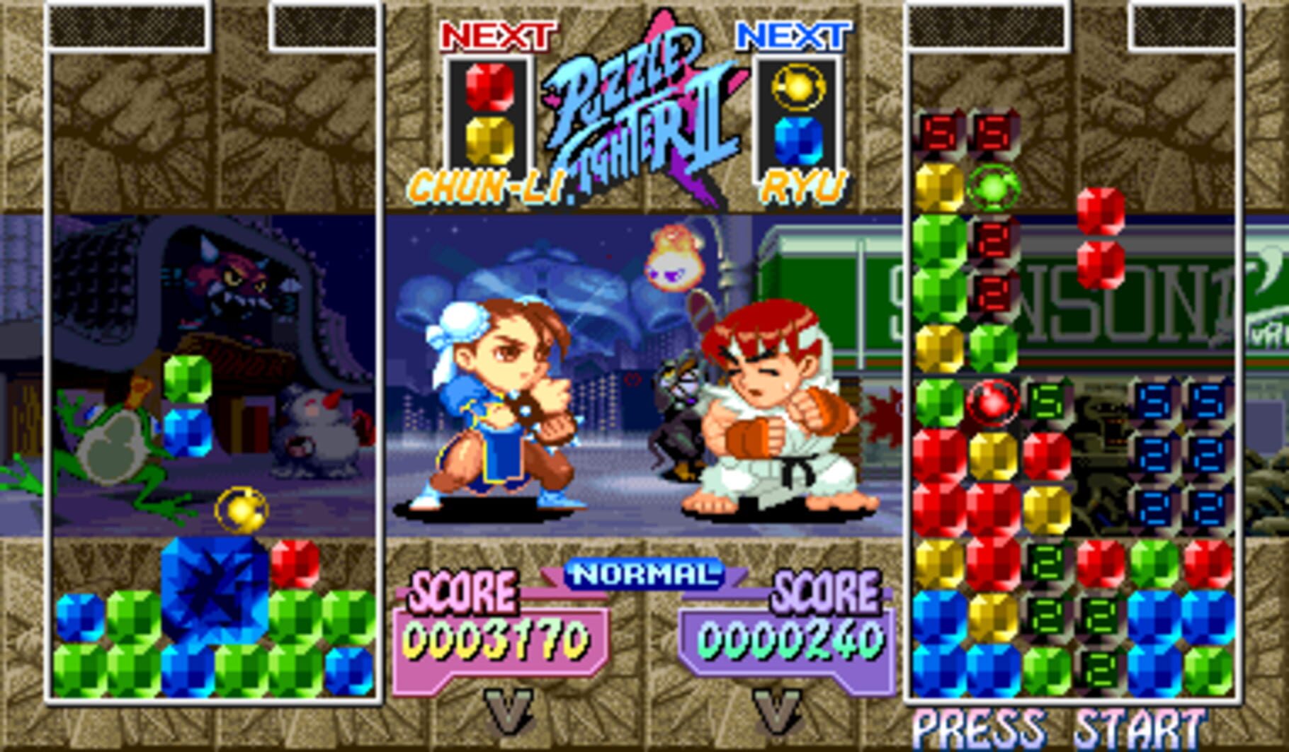 Captura de pantalla - Super Puzzle Fighter II Turbo