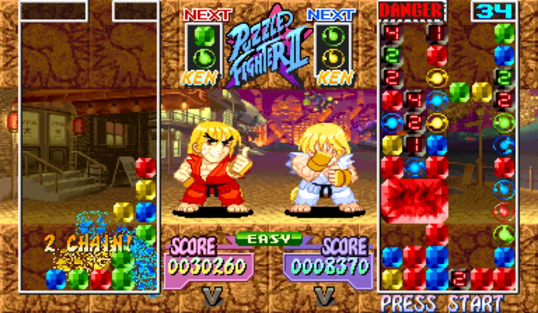 Captura de pantalla - Super Puzzle Fighter II Turbo