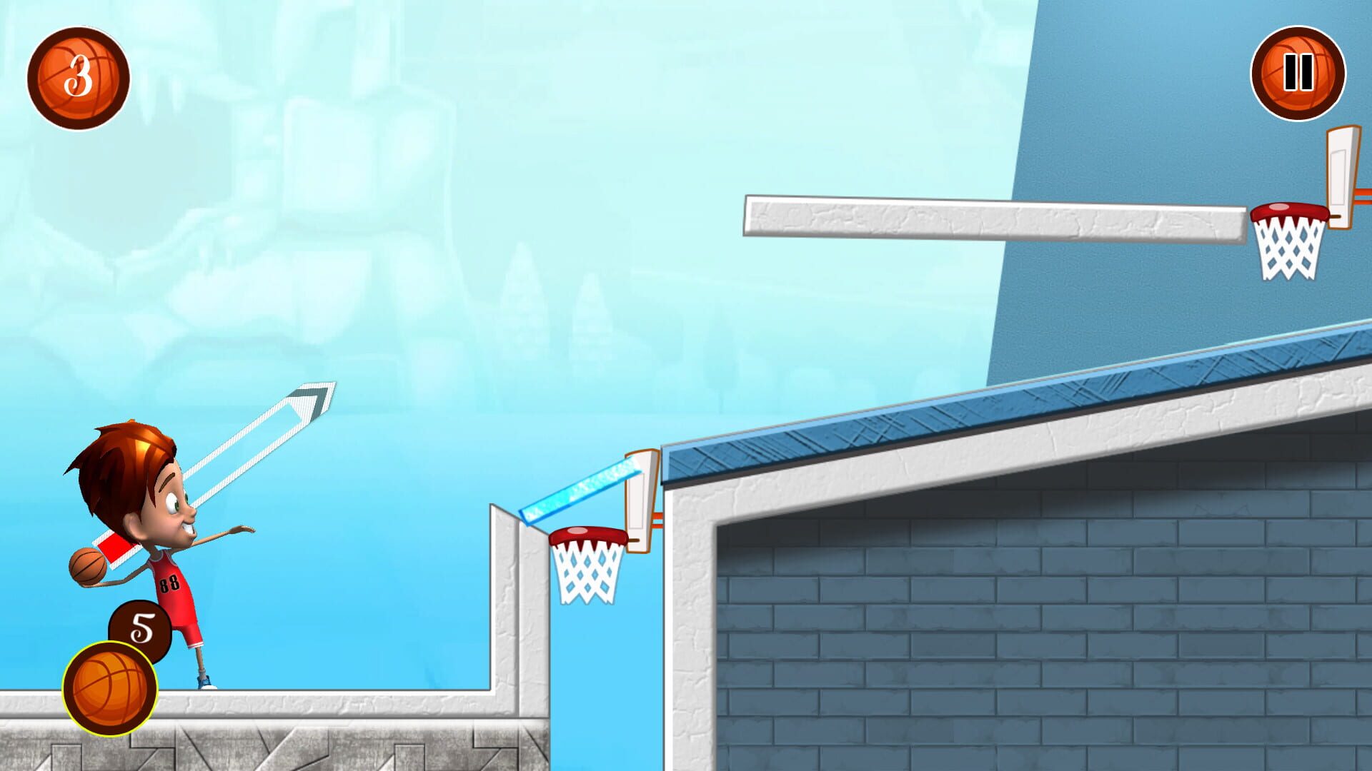 Too White Basketball - Screenshot