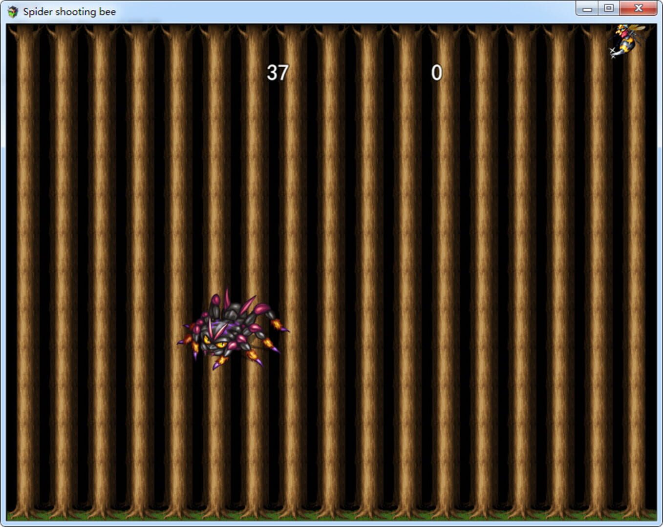 Spider Shooting Bee - Screenshot