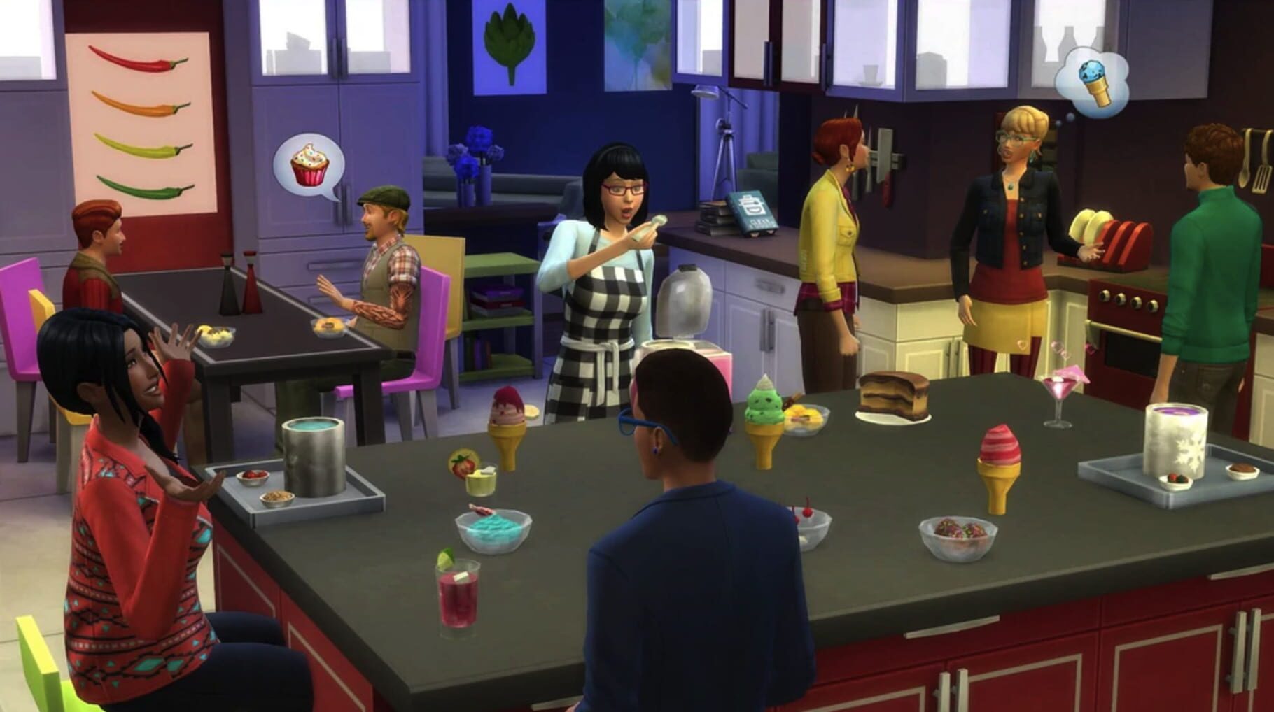Captura de pantalla - The Sims 4: Cool Kitchen Stuff