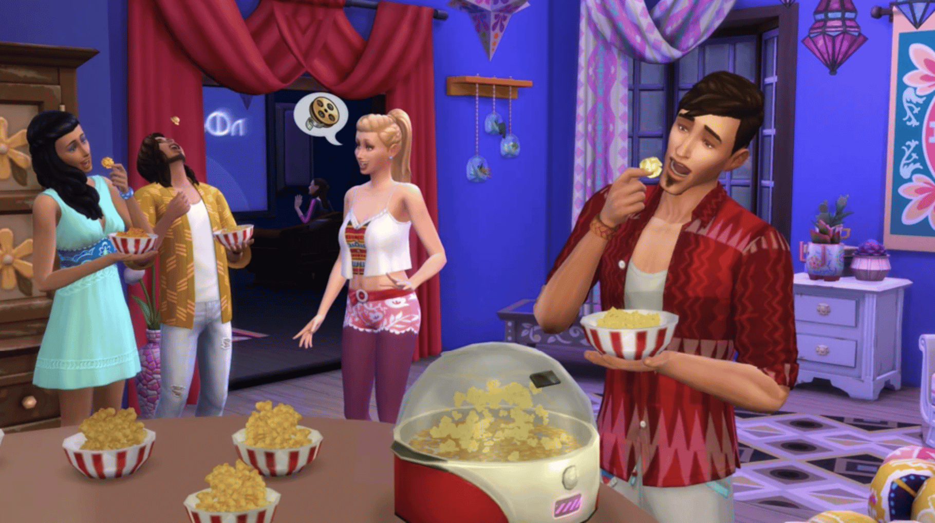 The Sims 4: Movie Hangout Stuff screenshot