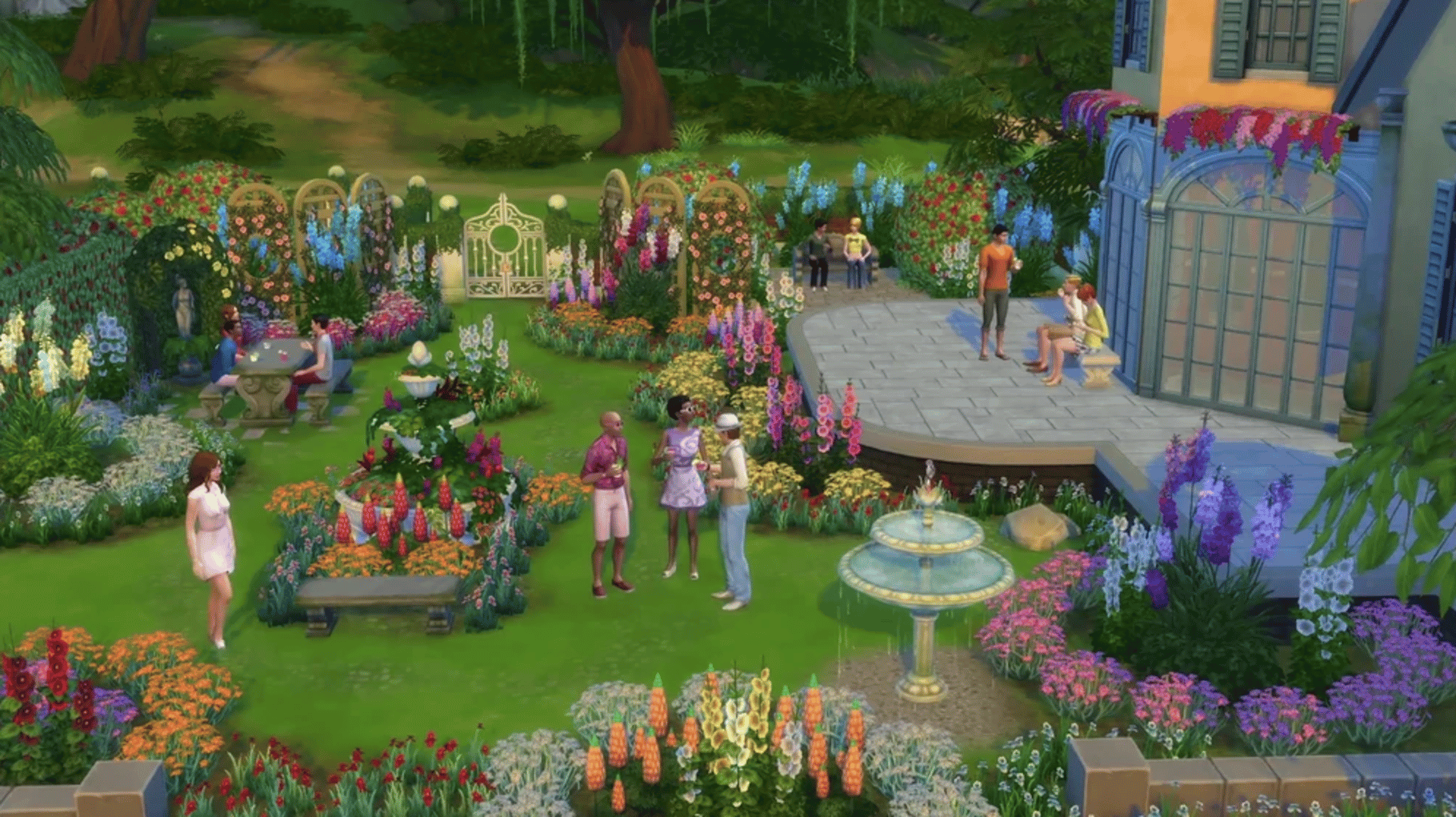 The Sims 4: Romantic Garden Stuff screenshot