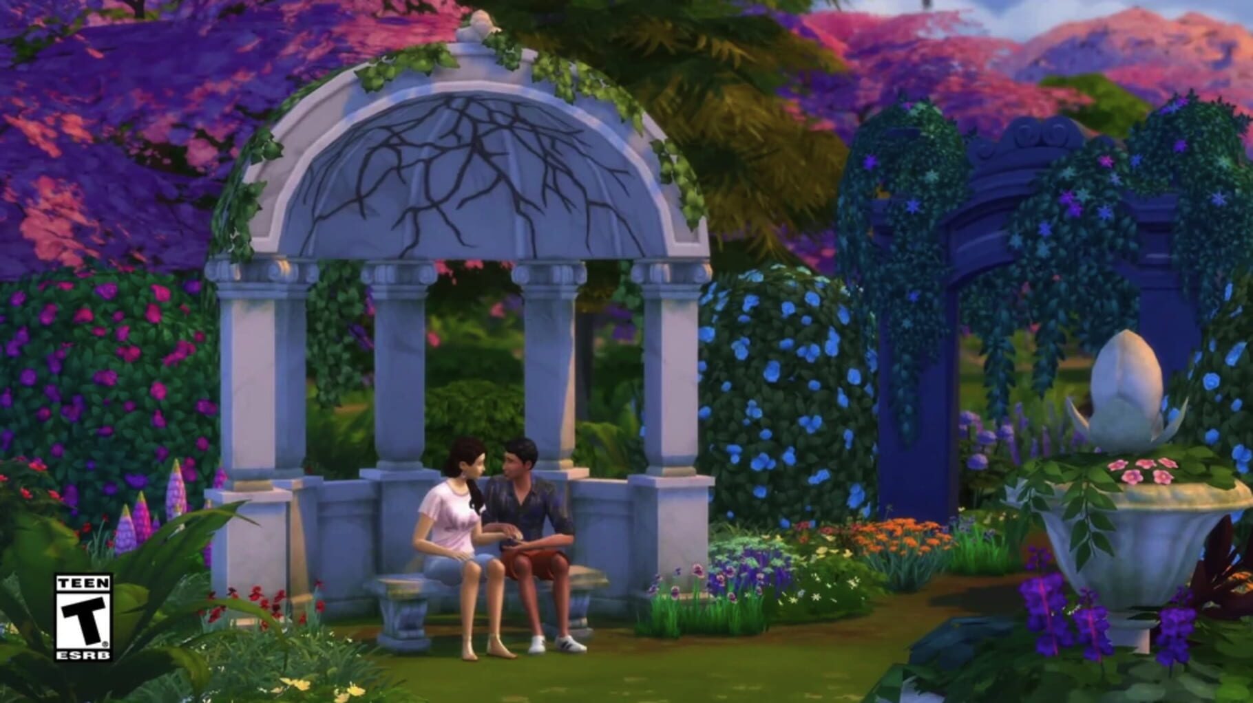 Captura de pantalla - The Sims 4: Romantic Garden Stuff