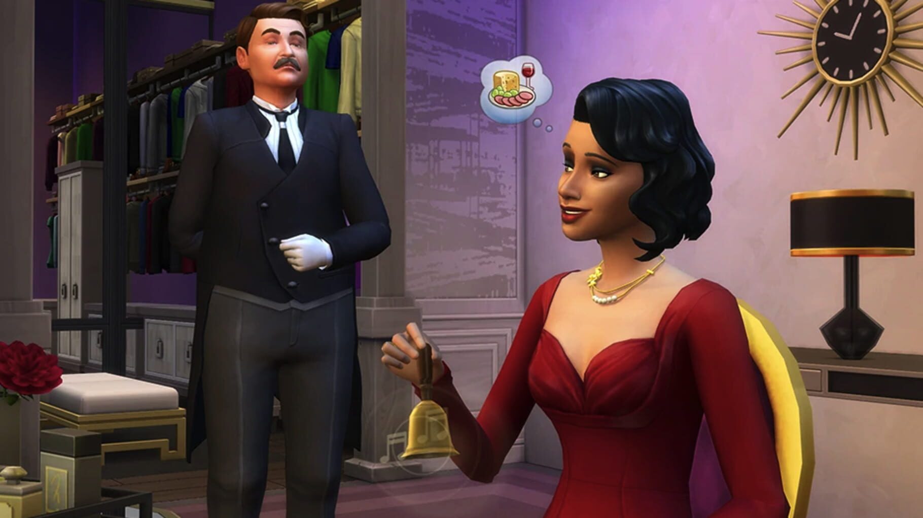 Captura de pantalla - The Sims 4: Vintage Glamour Stuff