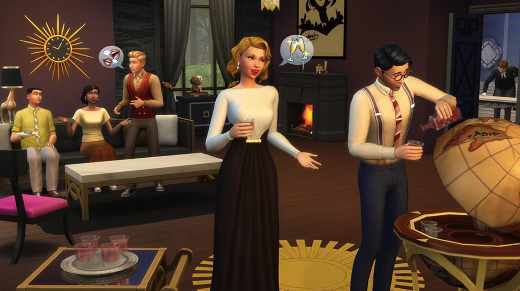 Captura de pantalla - The Sims 4: Vintage Glamour Stuff