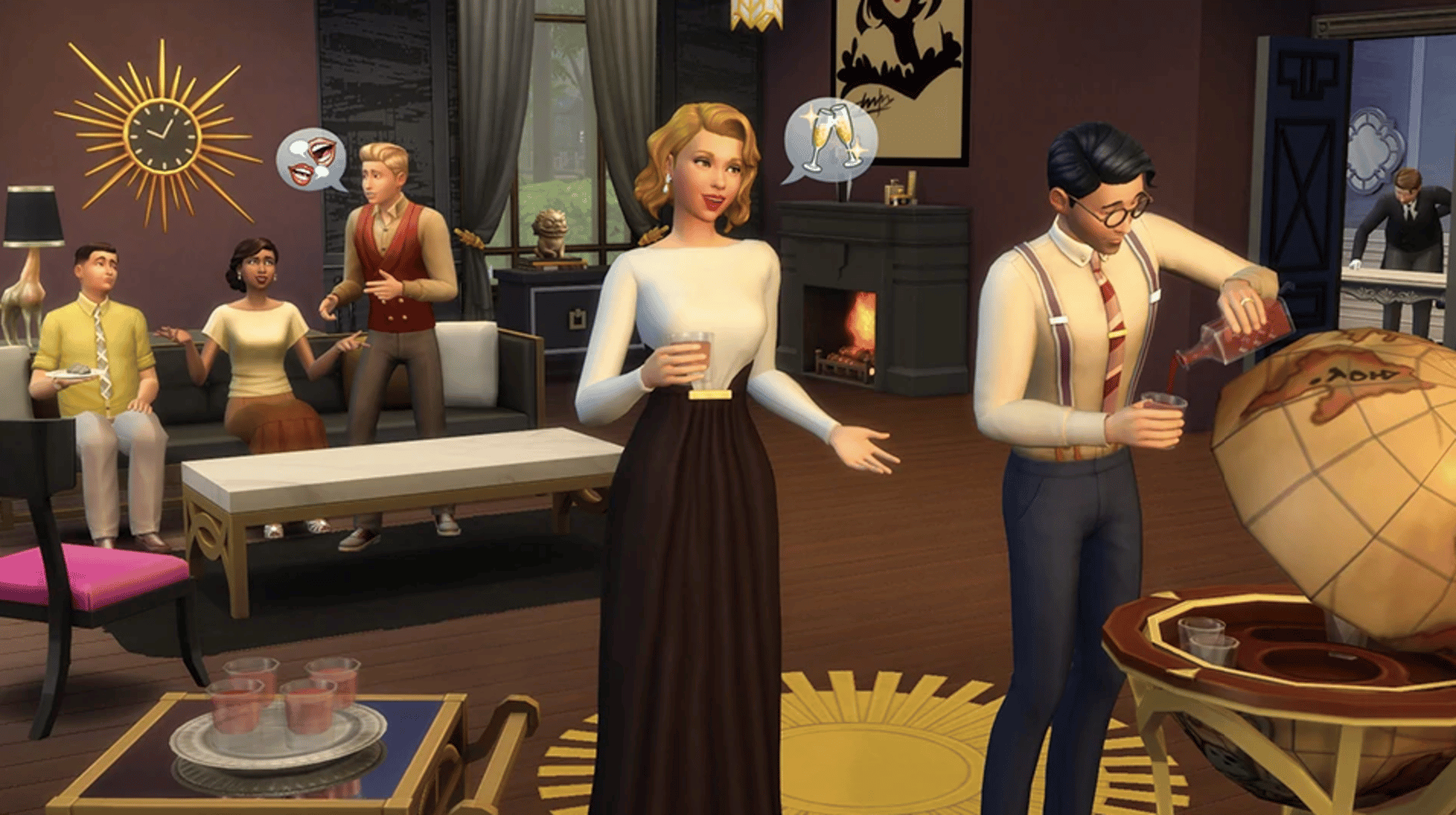 The Sims 4: Vintage Glamour Stuff screenshot