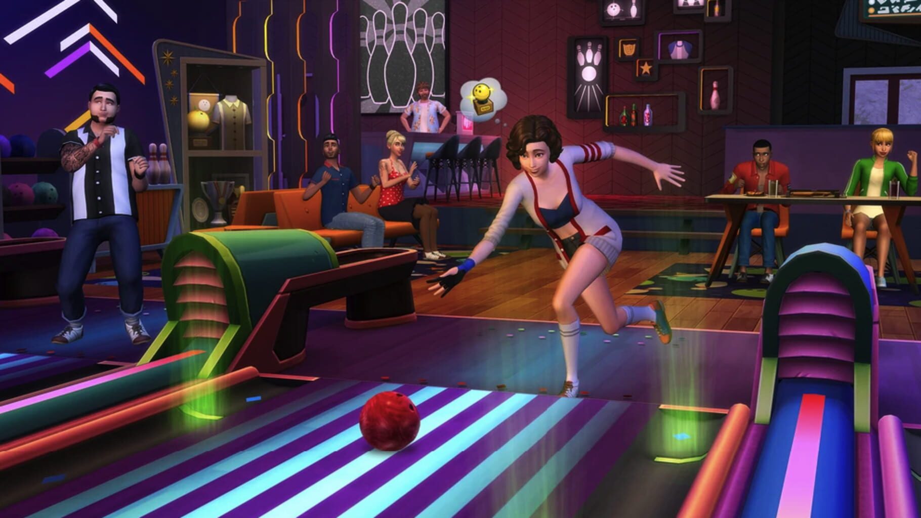 Captura de pantalla - The Sims 4: Bowling Night Stuff