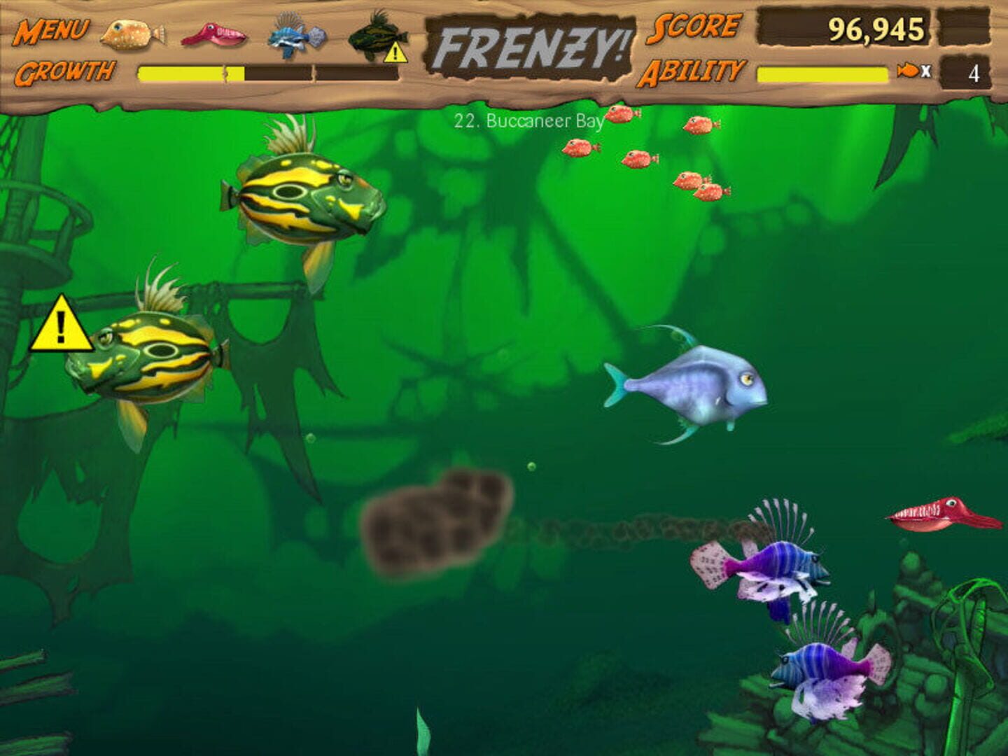 Captura de pantalla - Feeding Frenzy 2: Shipwreck Showdown