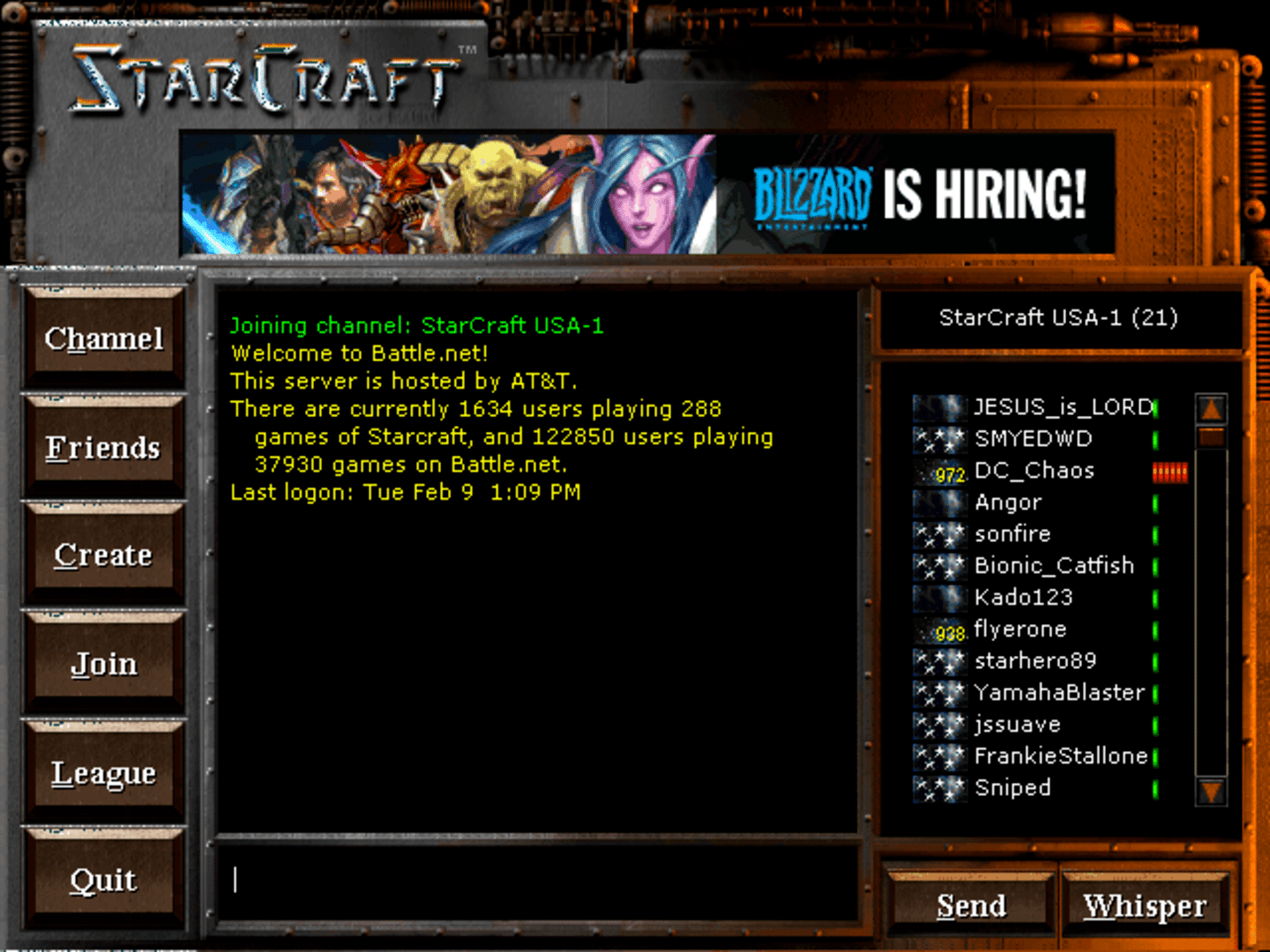 StarCraft screenshot