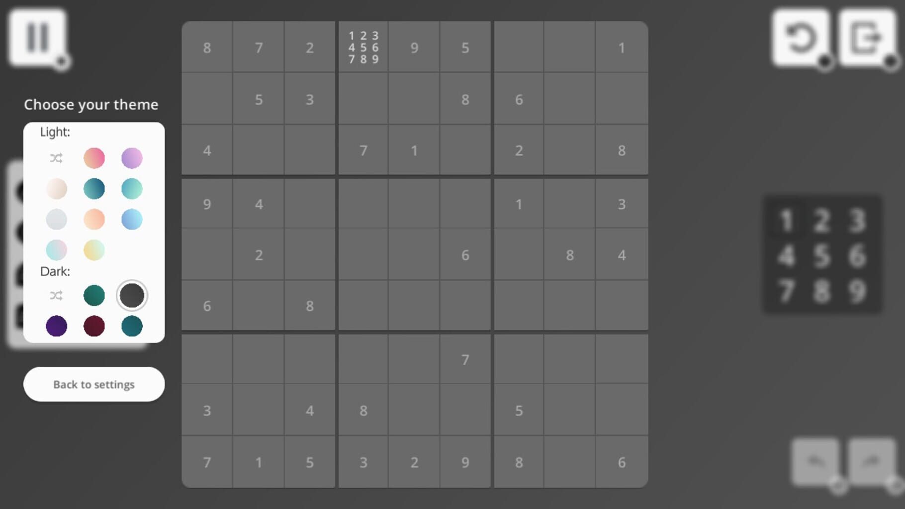 Sudoku Universe screenshot