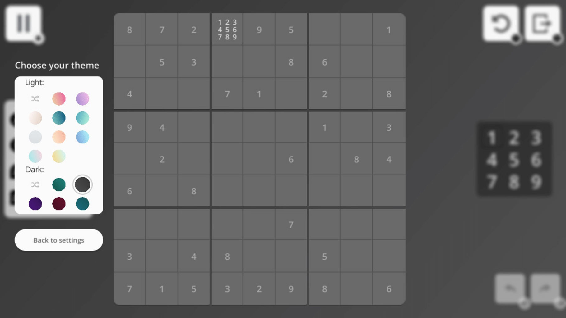 Sudoku Universe screenshot