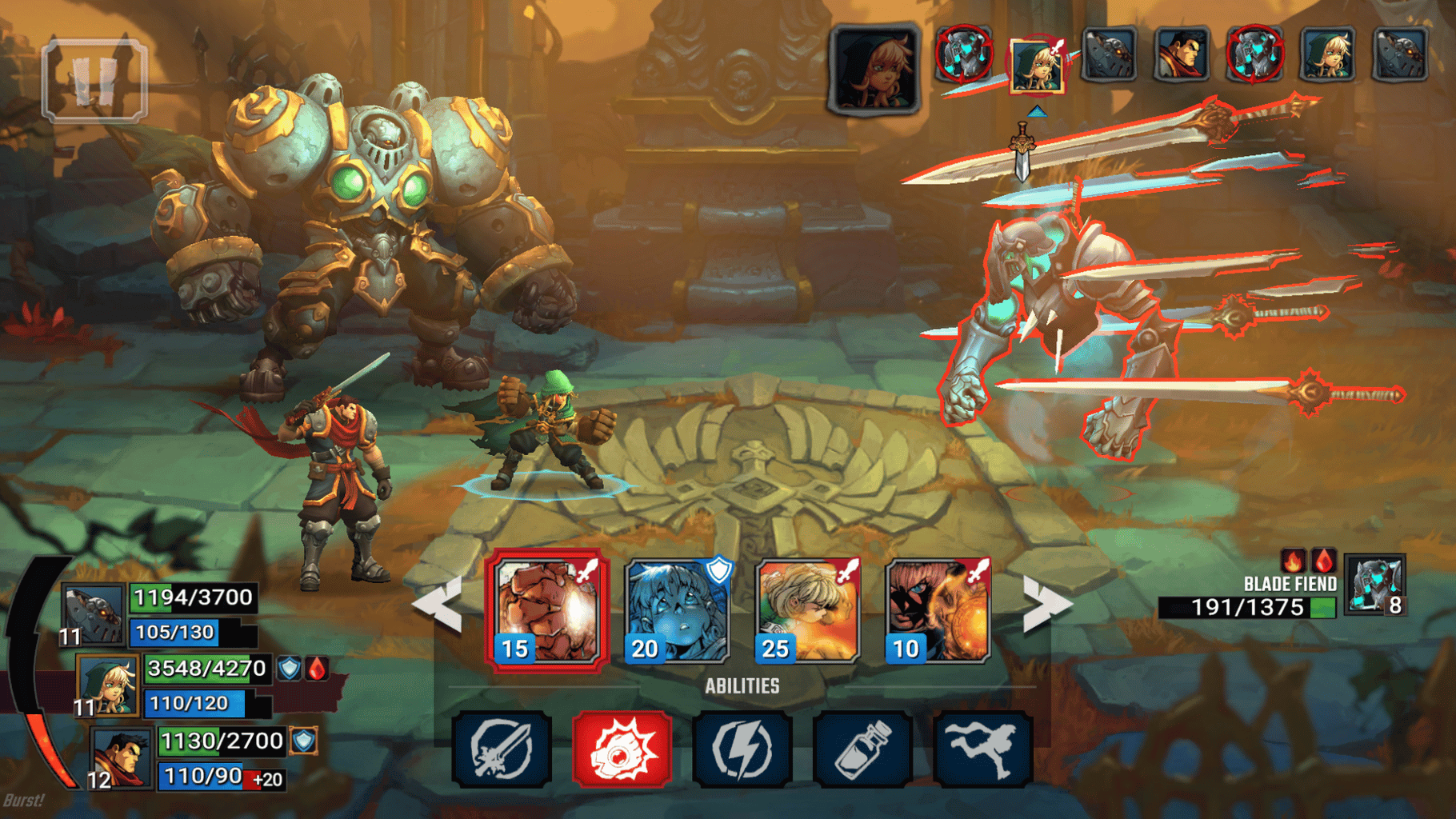 Battle Chasers: Nightwar - Mobile Edition screenshot
